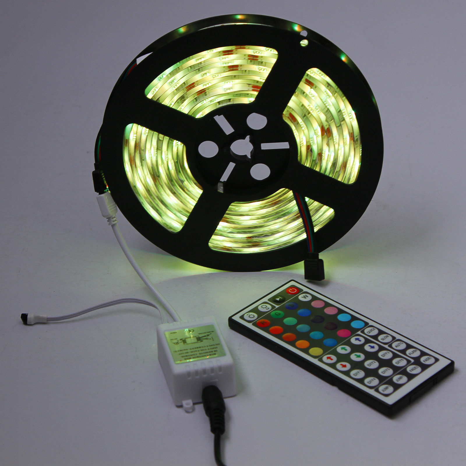 130M LED Stripe RGB Leiste Streifen 5050 Band Wasserdicht Lichterkette 12V 24V eBay