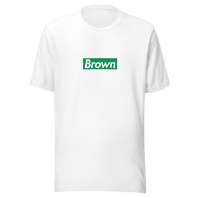 A.J. BROWN Box Logo T-SHIRT Philadelphia Eagles Football Star Wide Receiver WR