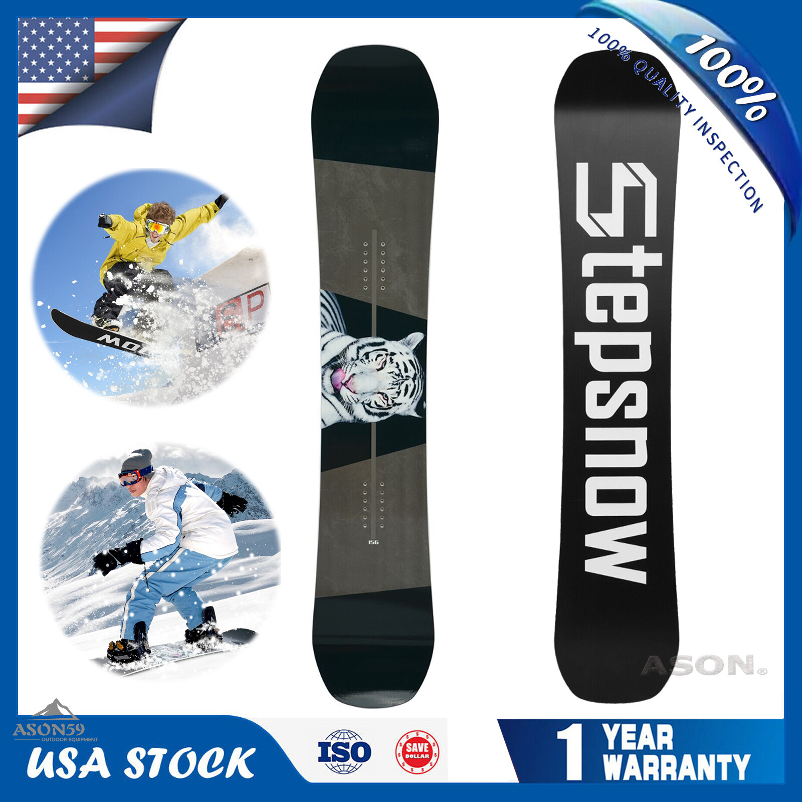 Snowboarding Skateboarding Ml-xb-n Surfing White Tiger Black Us