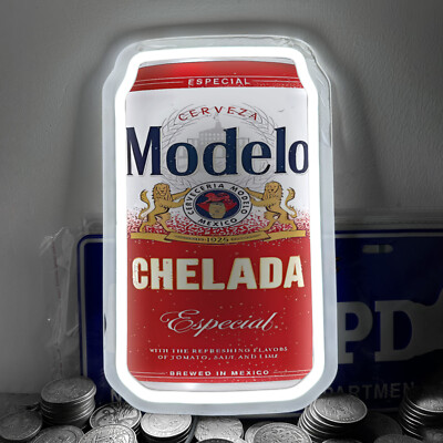 Red Modelo Beer Neon Light Sign For Gift Party Pub Corridor Wall Decor 12''x7'' Y1