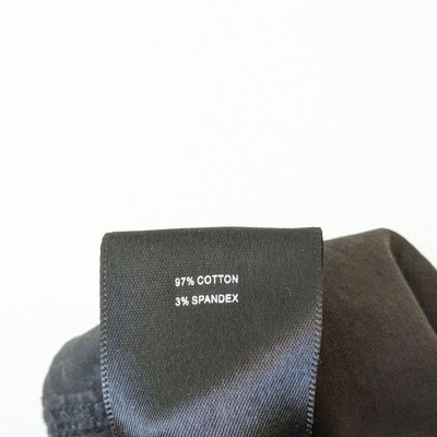 Richie Le Black 4-Pocket Cotton Cargo Pull On Pants Drawtsring Snap Ankle Small