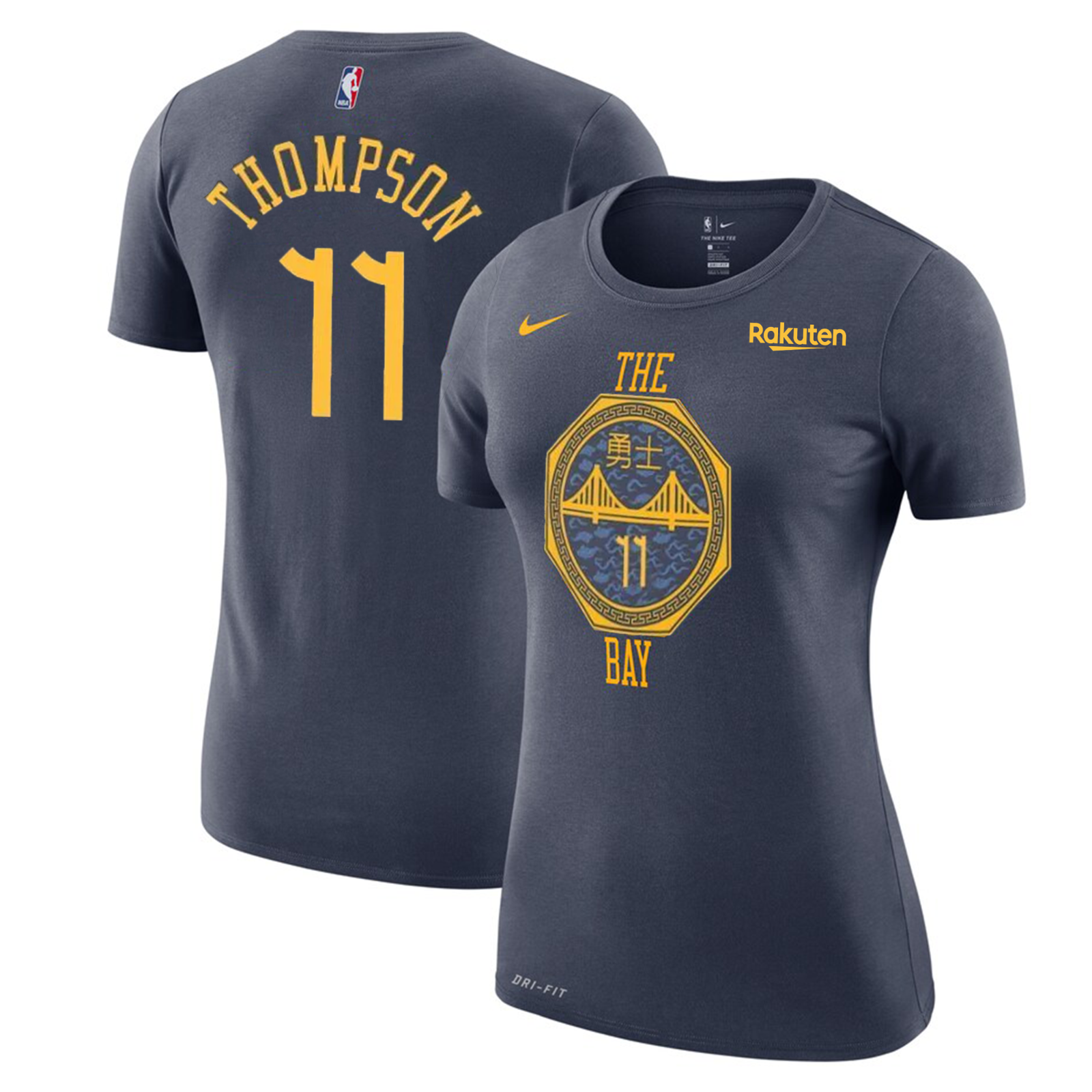 ウェア Nike Gorldenstate Warriors THOMPSON, NBA Nike NBA Klay Thompson # 11 Golden State Warriors Swingman