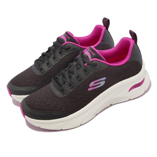 

Skechers Arch Fit D Lux-Cozy Path Черный Розовый Женский Повседневный образ жизни 149687-BKHP, Arch Fit D Lux-cozy Path