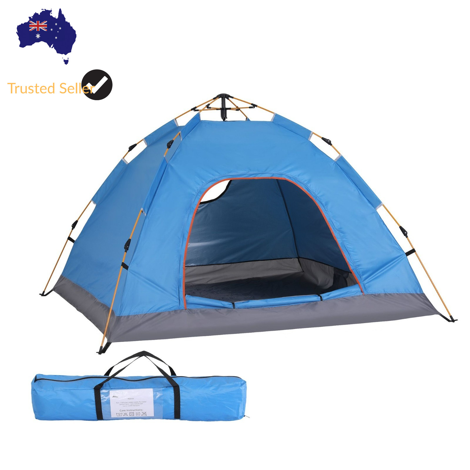Weisshorn Camping Tent Instant Tent Pop up 2 Person Outdoor Hiking Tents Hiking