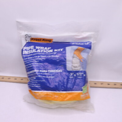 Frost King Pipe Wrap Instulation Kit Fiberglass 3'' x 1/2'' x 25' SP41X
