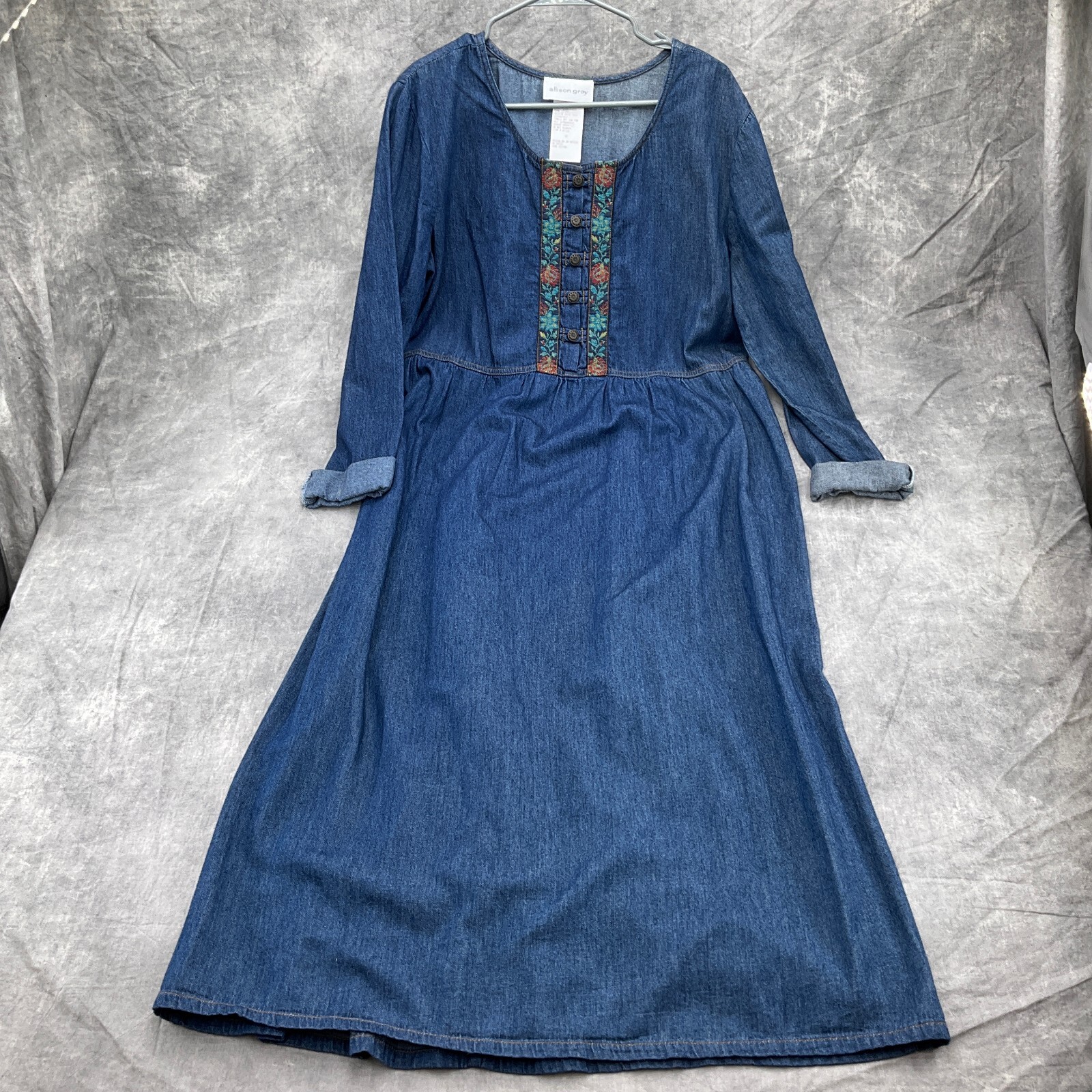 【タグ付き・新品】Ameri VINTAGE DRESS ブルー Ameri VINTAGE（アメリ ヴィンテージ）UND GYPSUM ART DRESS