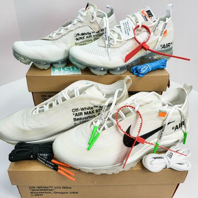 Air max 97 vapormax off best sale white