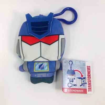 Transformers Backpack Plush Clip Ons Soundwave Hasbro 2017 new