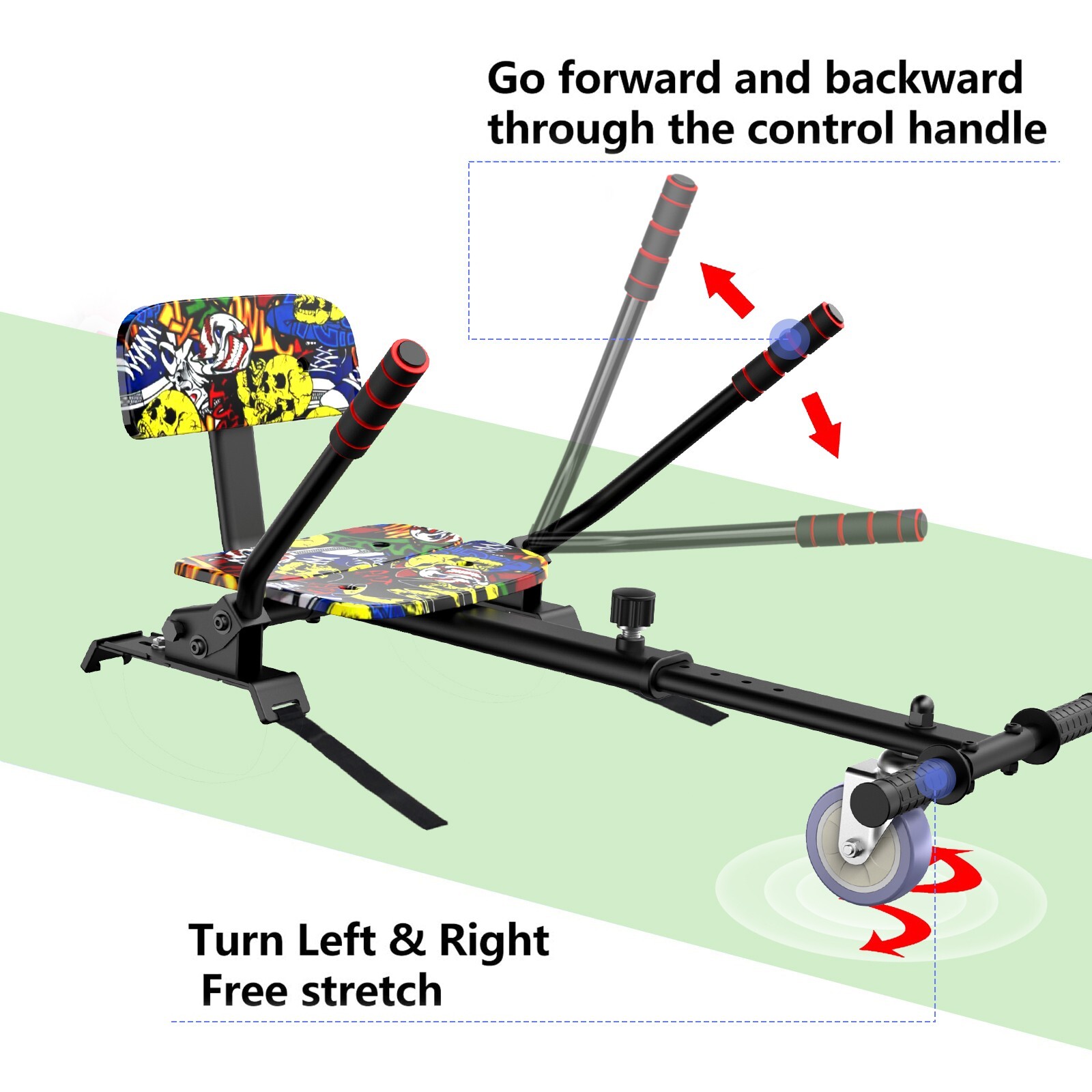 6.5'' Hoverboard Electric Self-Balancing Scooters & GO Kart Hover board for kids