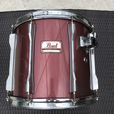 1980 S Pearl Export Series Floor Tom Drum 18 X 16 Red W Legs Rare 225 00 Picclick