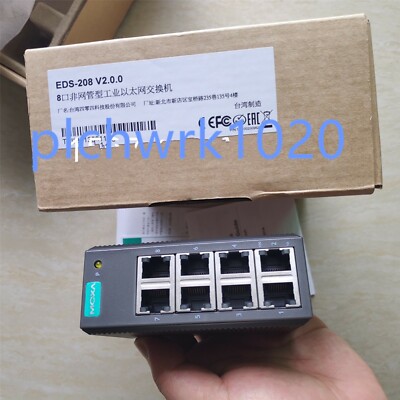 1 PCS NEW IN BOX MOXA EDS-208 8-port unmanaged switch