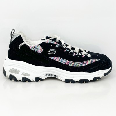 

Skechers Womens D Lites Interlude 11978W Черная повседневная обувь Кроссовки Размер 7, Черный, D Lites Interlude