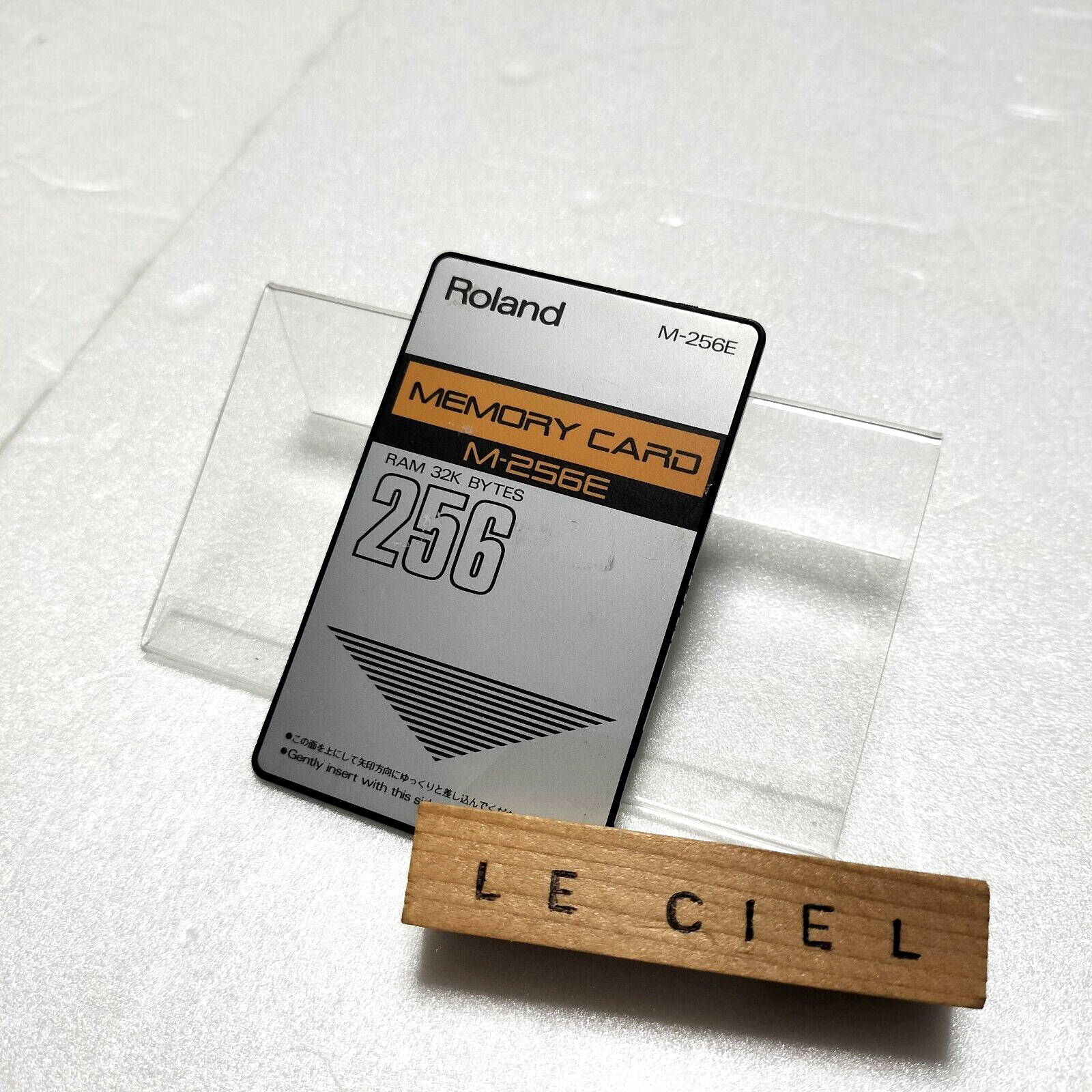 Roland M-256E メモリーカード 256KB Roland M-256E メモリーカード 256KB Roland M-256E MEMORY CARD Used