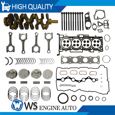коленвал поршни Con-Rod  2007-2019 Hyundai Grandeur Kia Cadenza G4KE 2.4L
