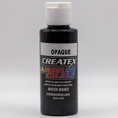 Createx Water-Based Airbrush Colors Opaque Black 2oz (5211)