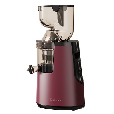 Nebula Grande Whole Fruit Cold Press Slow Masticating Juicer (Red)
