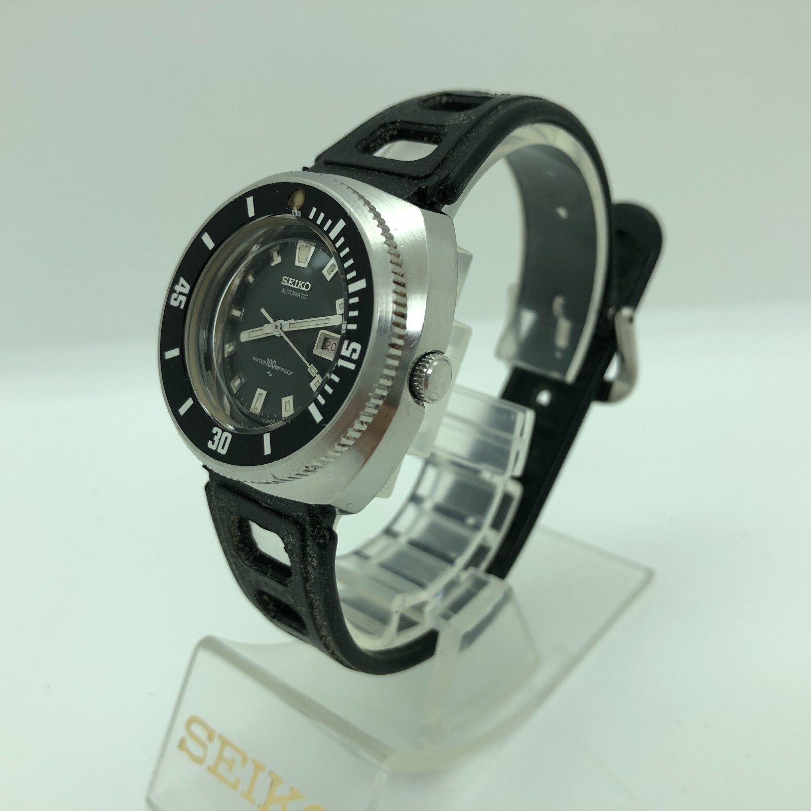 w1197] SEIKO 2517-0320 Overhauled Automatic Ladies Diver