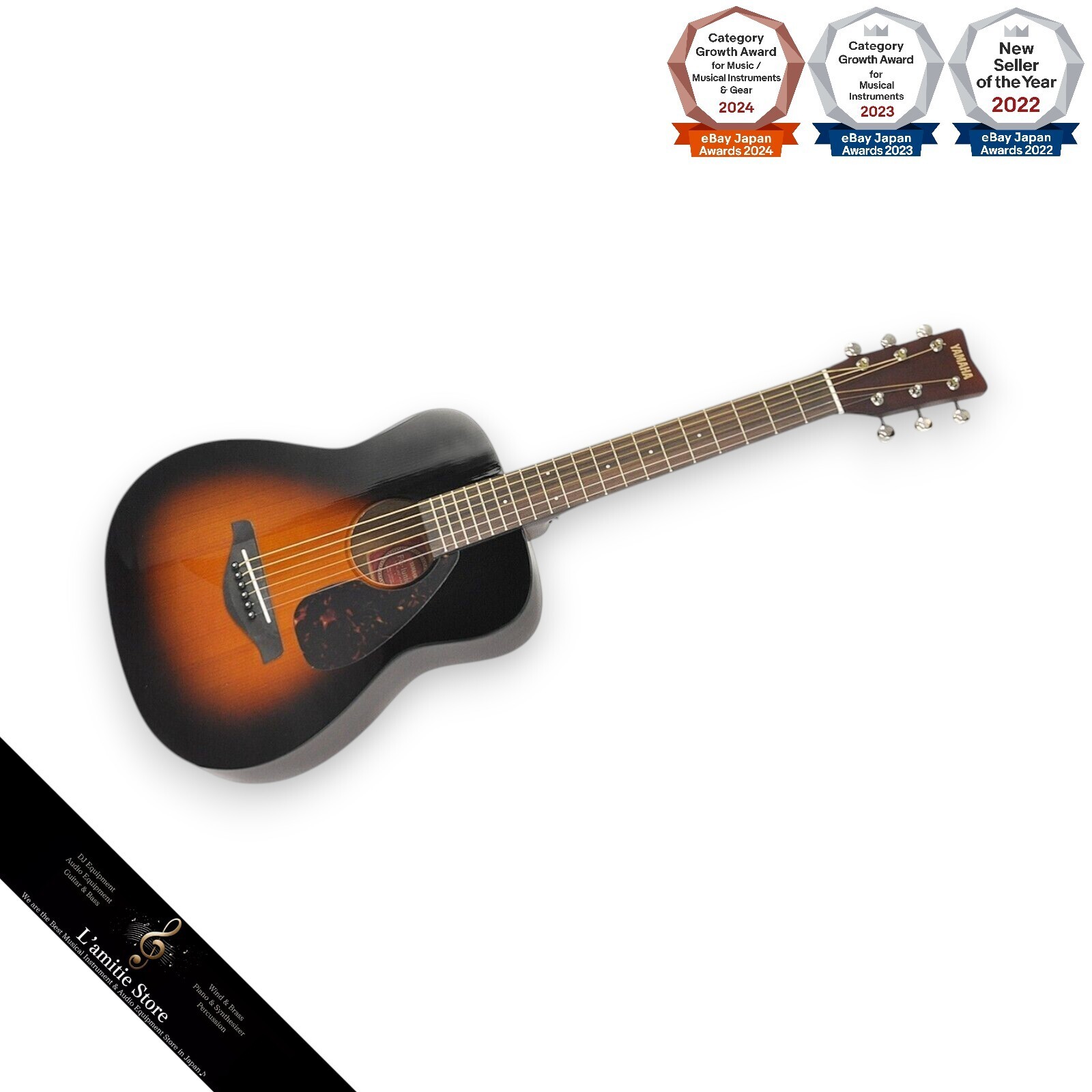 Yamaha JR2 Junior-Size Acoustic Guitar Tobacco Sunburst
