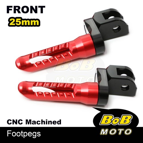 スパークガン　レリーフ BOB 25mm Extend Front Foot Pegs RED For ZZR 1400 ZX14R ZX14