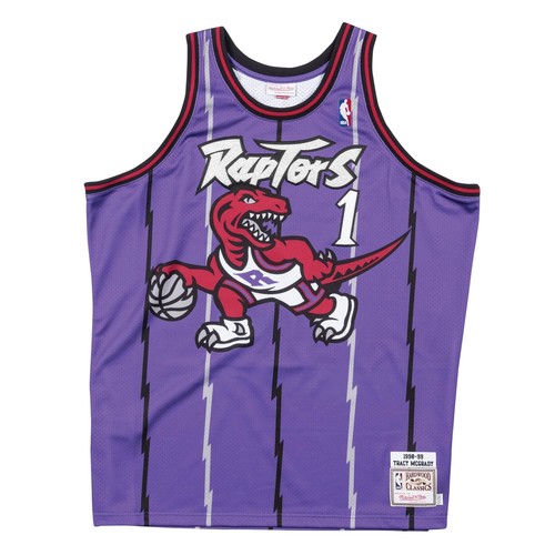 

MITCHELL - NESS NBA AUTHENTIC ROAD JERSEY TORONTO RAPTORS 98 TRACY MCGRADY, Фиолетовый