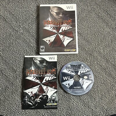 Resident Evil The Umbrella Chronicles (Nintendo Wii, 2007) Complete CIB
