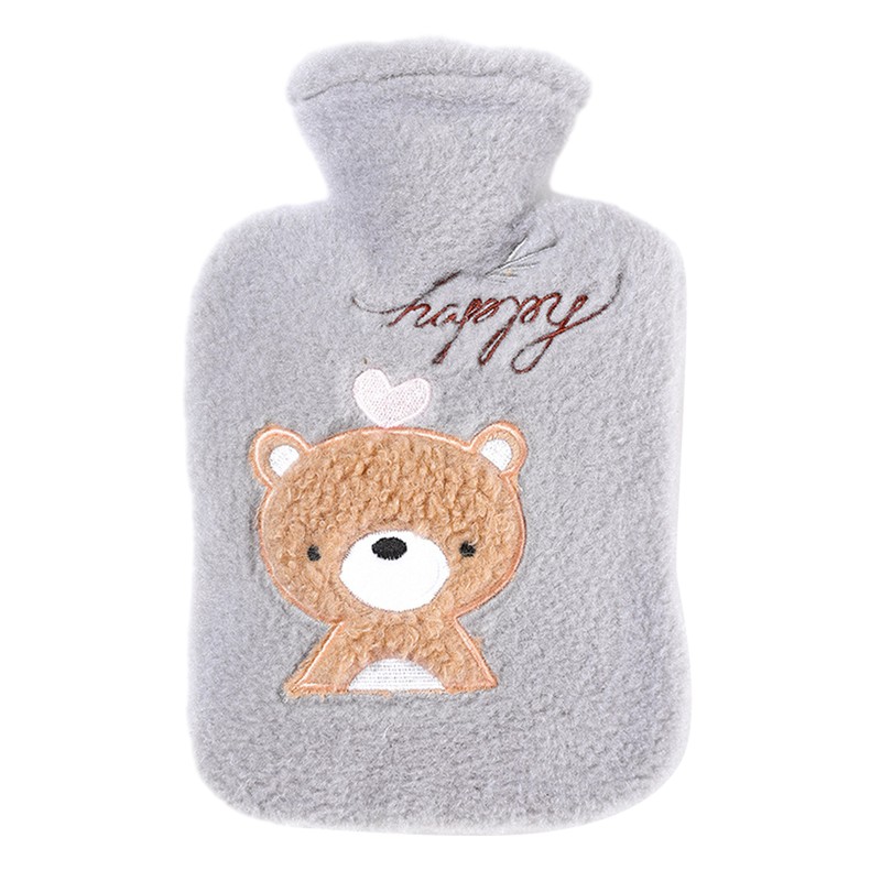 1 Liter Hot Water Bottle With Soft Cover Warm Water Bag Therapy Bag Bottle
