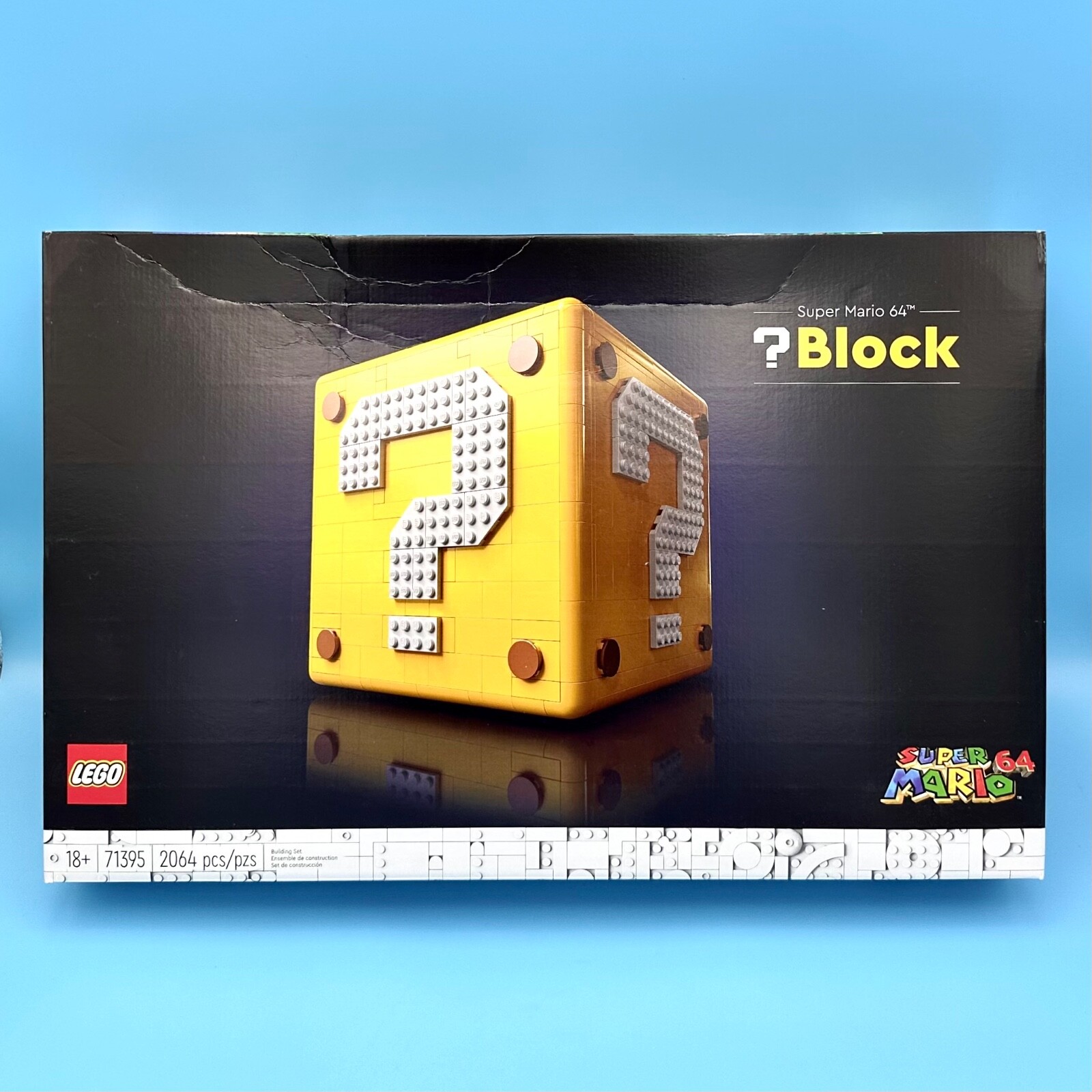 Taruri　0218 LEGO Super Mario Super Mario 64 Question Mark Block 71395
