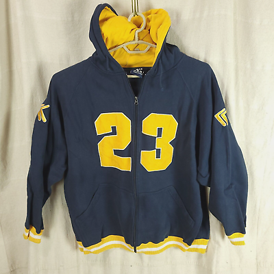 Navy blue hotsell and yellow hoodie