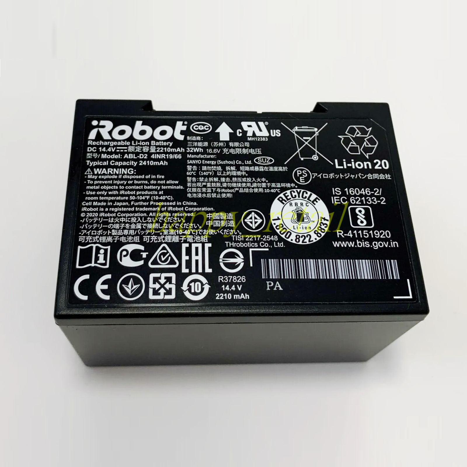 Genuine ABL-D2 Upgraded Battery for iRobot Roomba j5 j6 j7 j8+ i3 i4 i5 i7 i8+