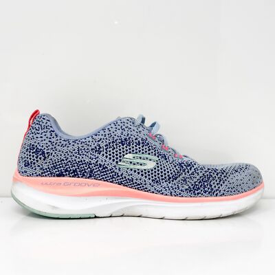 

Skechers Womens Ultra Groove 149019 Синие кроссовки Кроссовки Размер 9, Синий, Ultra Groove