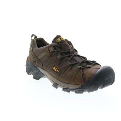 

Keen Targhee II Waterproof 1017345 Мужские коричневые кожаные рабочие ботинки на шнуровке 12, Коричневый, Keen Targhee II Waterproof