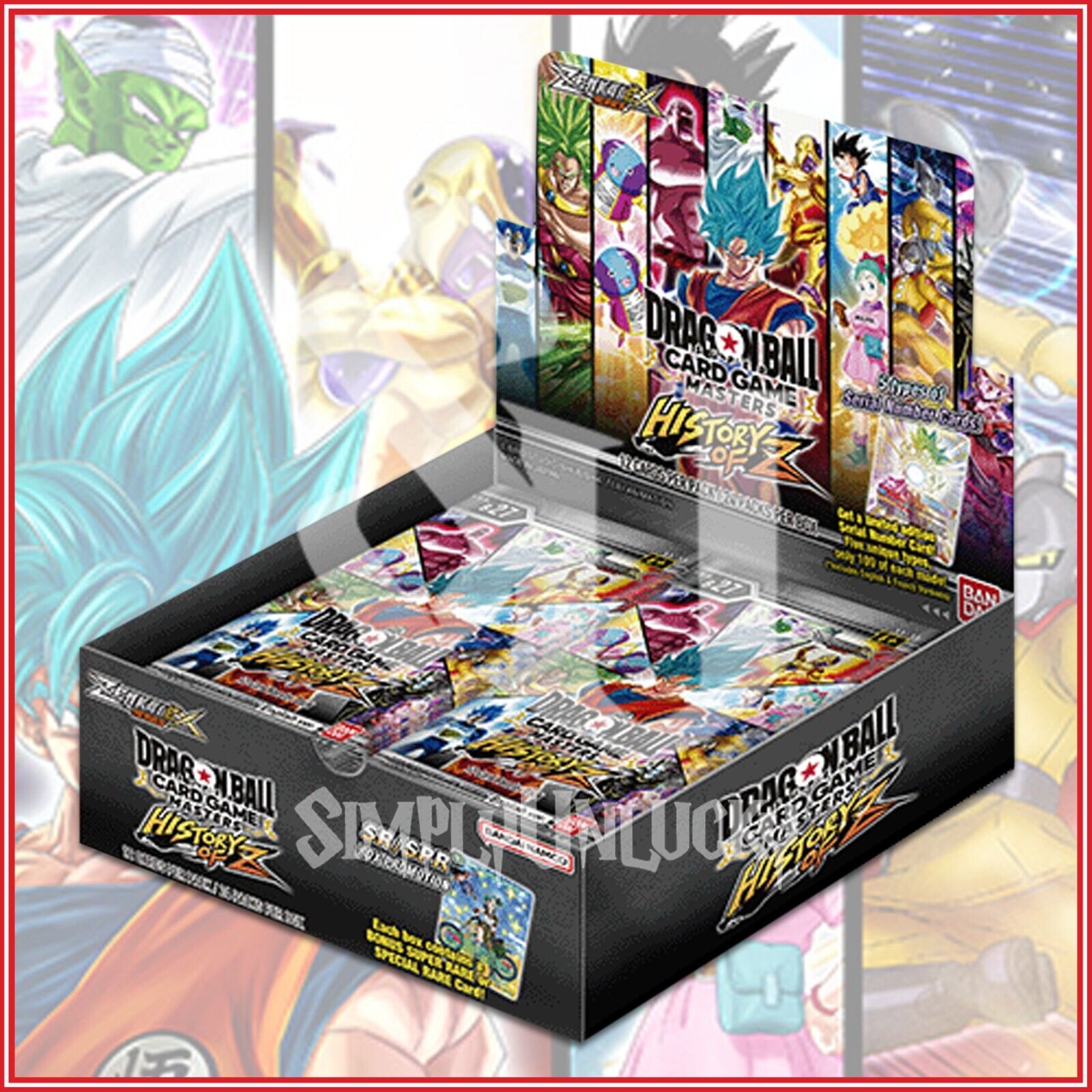 DRAGON BALL MASTERS: HISTORY OF Z BOOSTER BOX B27 24 Packs DRAGON BALL MASTERS: HISTORY OF Z BOOSTER BOX B27 24 Packs