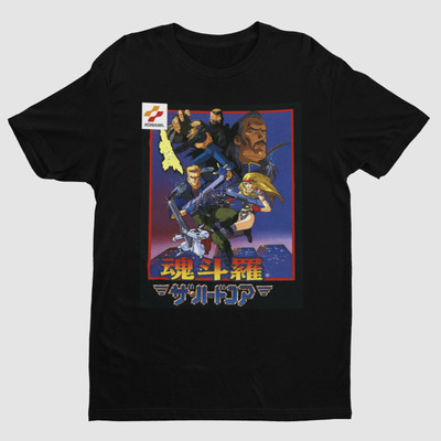 Contra Hard Corps Premium Unisex T-shirt | Japanese Key Art | Gifts for Gamers
