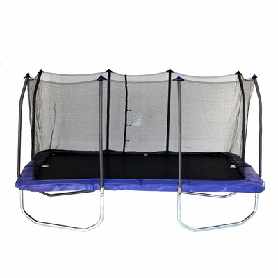 Skywalker Trampolines 15-Foot Rectangle Trampoline with Enclosure Net – Shape...
