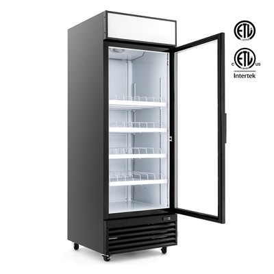 WILPREP 28'' Commercial Merchandiser Glass Door Refrigerator Cooler 22.4 Cu.Ft.