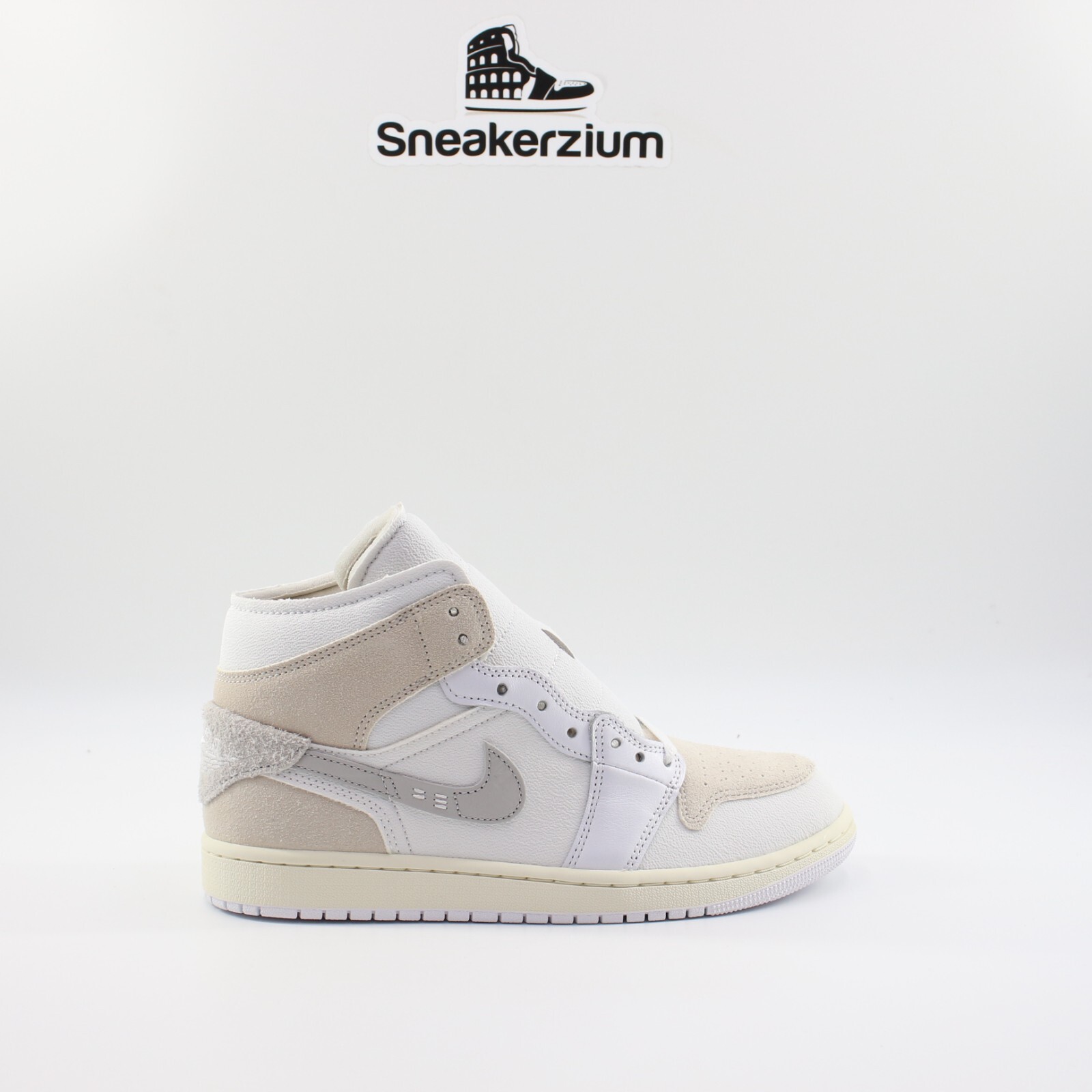 

Nike Air Jordan 1 Mid SE Craft Tech Grey Light Orewood DM9652-120 Мужские Новые, Серый, Nike Air Jordan 1
