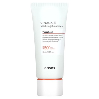 Витамин Е, Vitalizing Sunscreen, SPF 50+, 1,69 ж. унц. (50 мл)