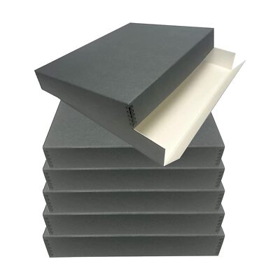 16.75x20.75x3 Archival Storage Box Acid Free Metal Edge Organize Photos 6 Pack