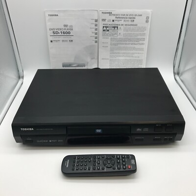 Toshiba SD-1600U DVD Player with Remote