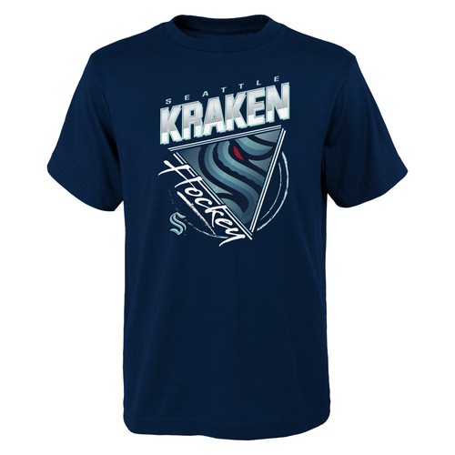Футболка с графическим рисунком NHL Youth Boys Seattle Kraken Angled Attitudes от Outerstuff