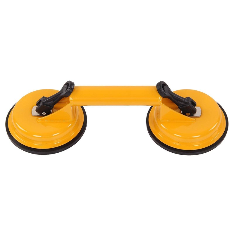 2 x Heavy Duty Dual Double Rubber Suction Cup Glass Lifting Handle