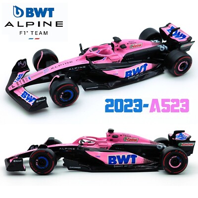 1:43 Scale F1 Alpine A523 PINK BWT #10 Pierre Gasley 