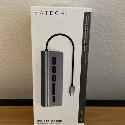 Satechi 5-In-1 USB Type-C Combo Hub for Desktop, #ST-TCHCRM