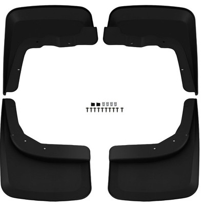 Car Mud Flaps Splash Guards Kit for Chevrolet Silverado 1500 2022-2024 Black