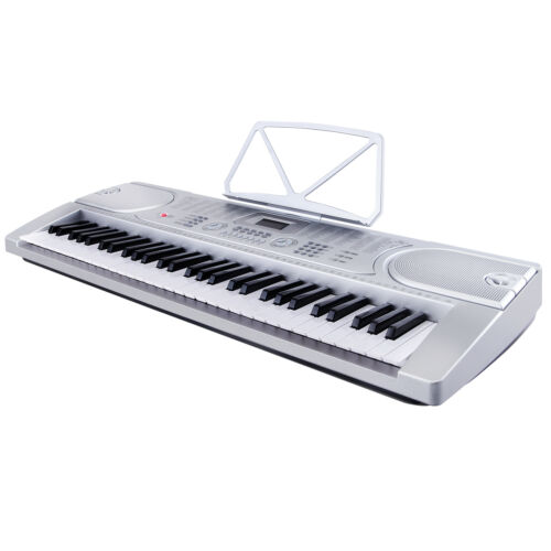::61 Key Music Electronic Keyboard Electric Digital Piano Organ w/ Microphone