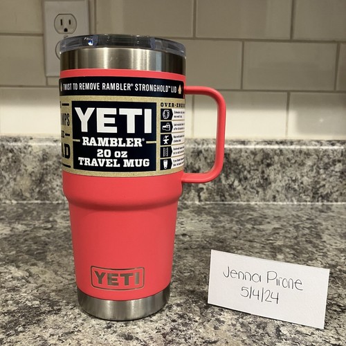 Travel Mug With Stronghold Lid Bimini Pink Tumbler Cup