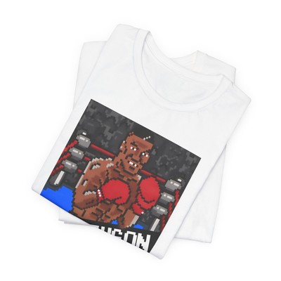Mike Tyson CHAMP Heavyweight Punch Out Boxing Pixel Premium Graphic T-Shirt