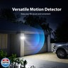 Onforu 75W LED Flood Light Motion Sensor Outdoor, 7000lm Dusk to Dawn Flood Light, Security Light with Three Head, IP65 Waterproof Exterior Floodlight, 6500k Wall Light for Entryway Stairs Yard Garage