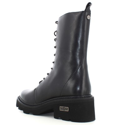Pre-owned Cult A24us Women's Ankle Boots With Heel Clw333900 Grace 3339 Mid W Leather In Black