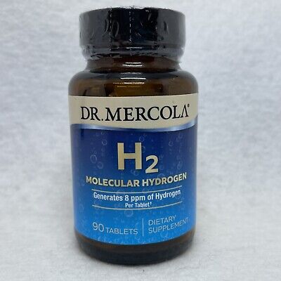 Dr Mercola H2 Molecular Hydrogen Dietary Supplement 90 Tablets EXP 7/26